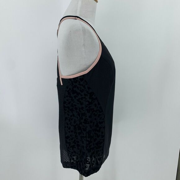 Lole Kayla Edition Tank Top Women's Size L Stretch Workout Racerback Black Shirt - Picture 4 of 12